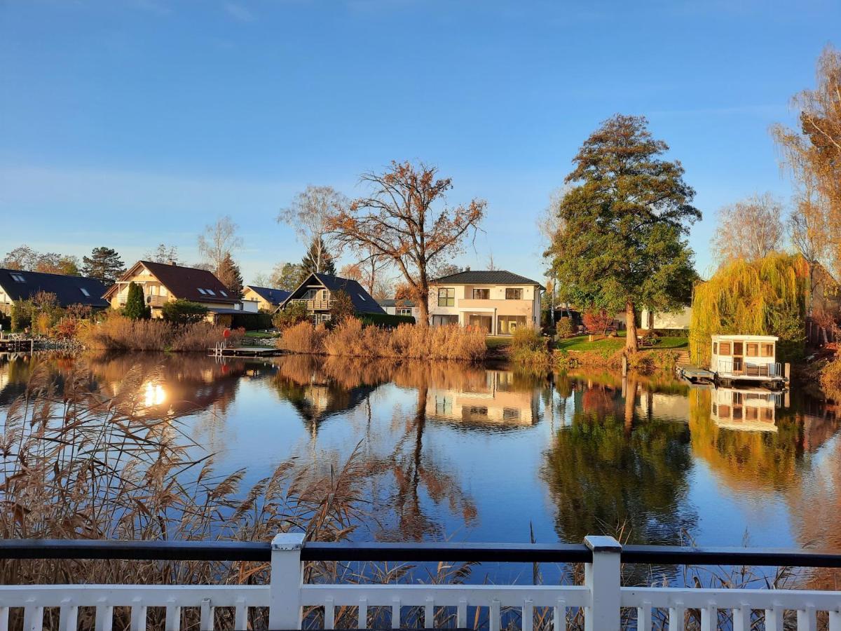 Ferienhaus Mit Wasserterrasse - Mit Sauna Und Kamin - Inklusive Nebenkosten Wendisch Rietz Buitenkant foto