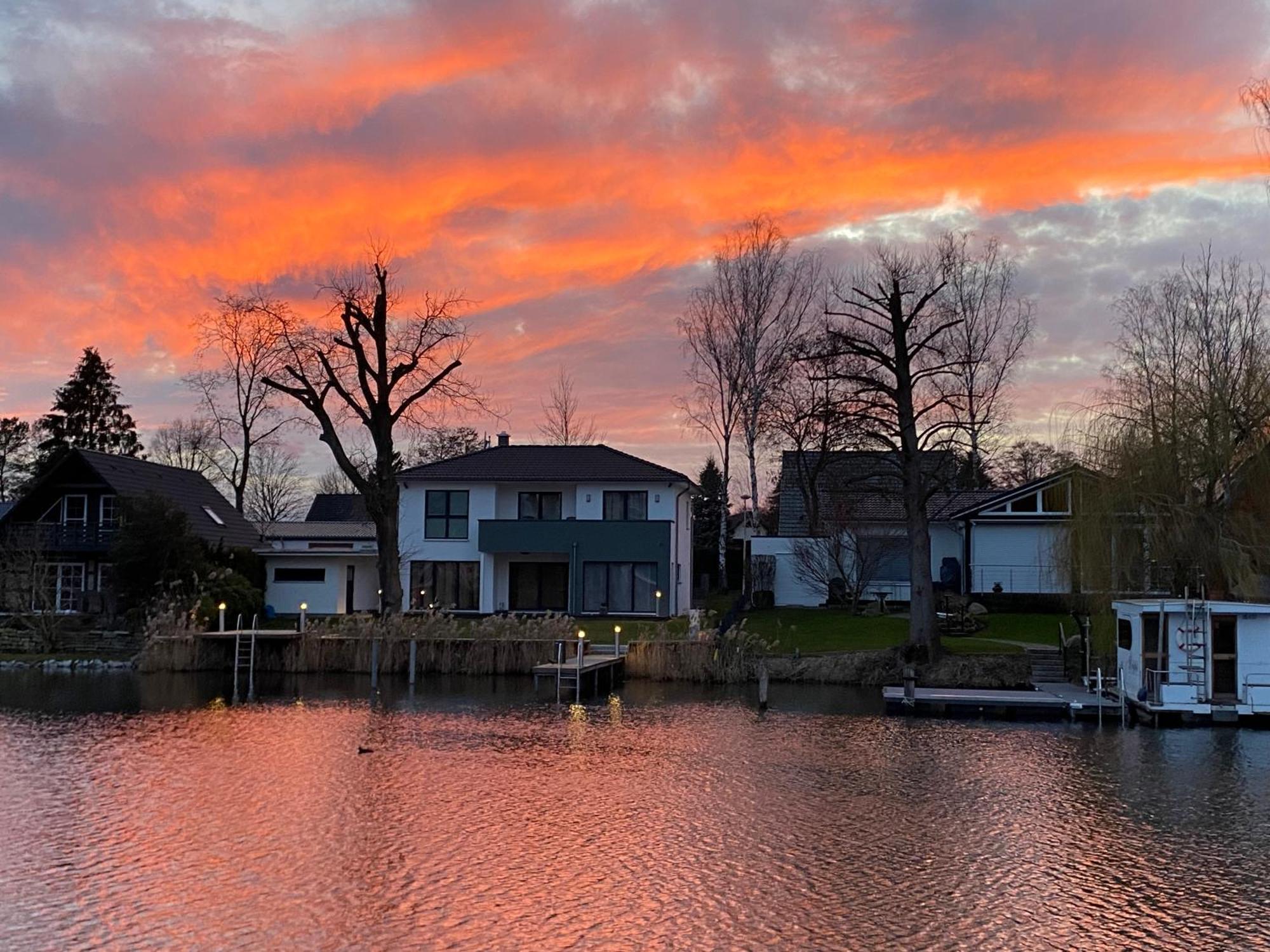 Ferienhaus Mit Wasserterrasse - Mit Sauna Und Kamin - Inklusive Nebenkosten Wendisch Rietz Buitenkant foto